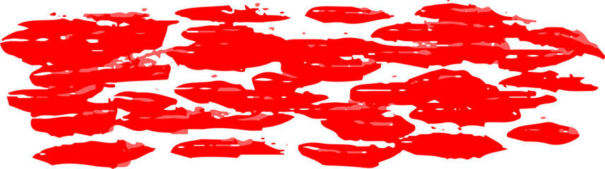 Variation of handwritten horizontal Red lines