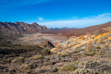 Berglandschaft auf Teneriffa im Sommer
