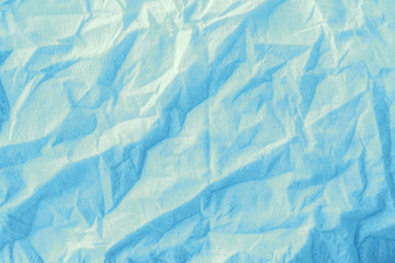 blue  crumpled  paper texture  design background
