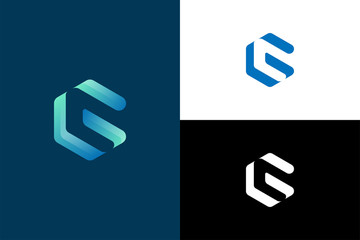 G letter logo vector with modern gradient concept