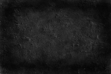 black old wall cracked concrete background / abstract black texture, vintage old background