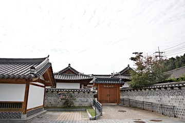Naklejka premium 공주한옥마을