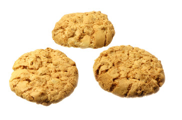 Cookies, pastry isolated on a white background.