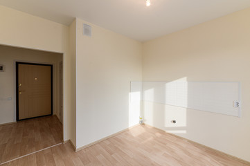 Russia, Moscow- October 19, 2019: interior room apartment modern bright cozy atmosphere. general cleaning, home decoration, preparation of house for sale