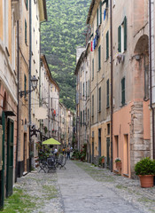 Finalborgo medieval village, Liguria region, Italy
