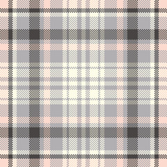 Pixel background vector design. Modern seamless pattern plaid. Square texture fabric. Tartan scottish textile. Beauty color madras ornament.