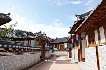 Fototapeta premium To jest wioska Gongju Hanok