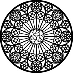 Rose Window, Fig. 7, round 1, round 1.