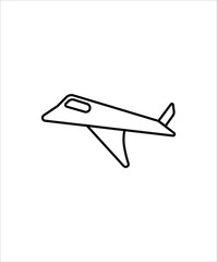 airplane line icon,vector best flat design icon.