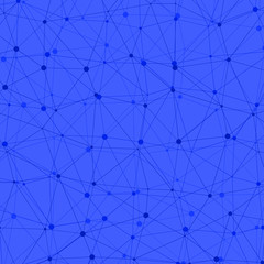 Obraz premium Abstract Low Polygon Mesh Generative Art background illustration
