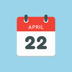 Calendar day 22 April, days of the year