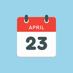 Calendar day 23 April, days of the year