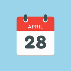 Calendar day 28 April, days of the year