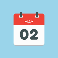 Calendar day 2 May, days of the year