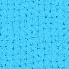 Abstract Low Polygon Mesh Generative Art background illustration