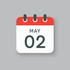 Calendar day 2 May, days of the year