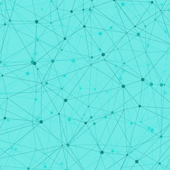 Abstract Low Polygon Mesh Generative Art background illustration