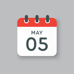Calendar day 5 May, days of the year