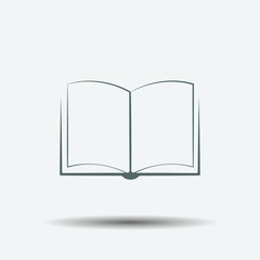 Book Icon illustration isolated vector sign symbol  