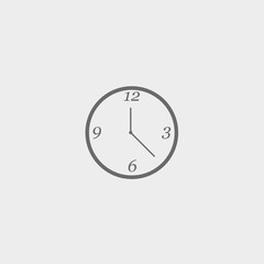 clock icon, vector desing