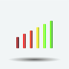 Growth icon illustration isolated vector sign symbol