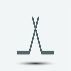 hockey icon, vector design