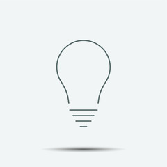 Lightbulb Icon illustration isolated vector sign symbol