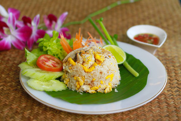  Fried Rice with Mackerel