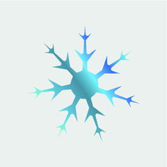 snowflake icon, vector desing  T