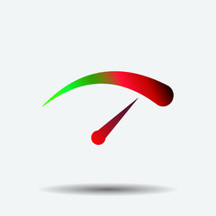 spedometer icon, vector design