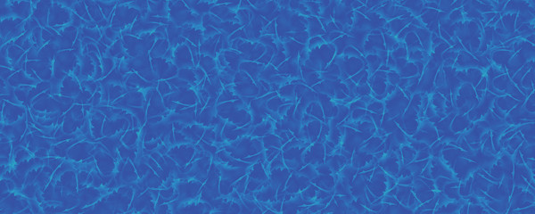 Abstract blue thorny leaves pattern background