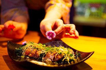 japanese food fish food toro preparation