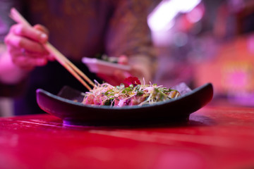 japanese food fish food toro preparation