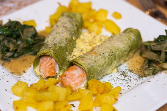 Lachs Canelloni