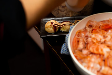 Japanese food preparation cooking