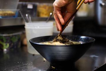 Japanese food preparation cooking