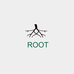 ROOT icon design illustration vector