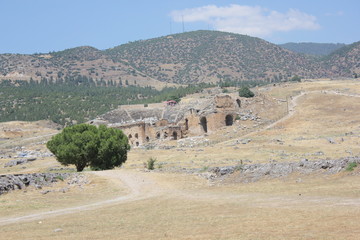 Fototapeta na wymiar Hierapolis Turcja