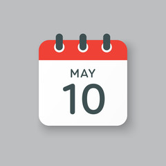 Calendar day 10 May, days of the year