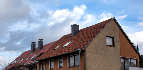 Fototapeta na wymiar the roof of the house with nice window