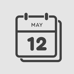 Calendar day 12 May, days of the year
