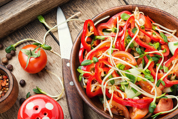 Vitamin vegetable salad.