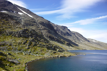 Obraz premium Jutenheimen Nationalpark Norwegen Landschaft Berge 