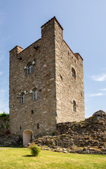 Obraz premium View of the Guard Tower hivizzano Castle