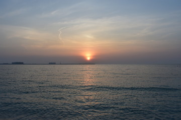 Sonnenuntergang am Meer