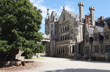 Fototapeta na wymiar Chateau de Keriolet en Bretagne