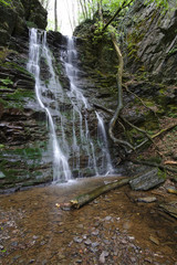 Fototapeta na wymiar Waterfall near Bad Bertrich in Rheinland-Pfalz, Germany, Eifel, 