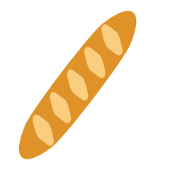 かわいいフランスパンのイラスト