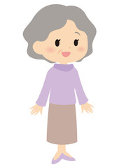 笑顔のおばあちゃん