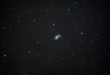 Fototapeta na wymiar M51 Whirpool Galaxy